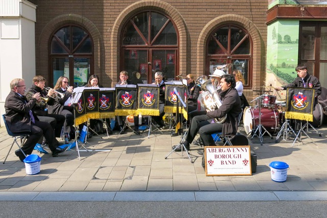 Band Plays in Town
